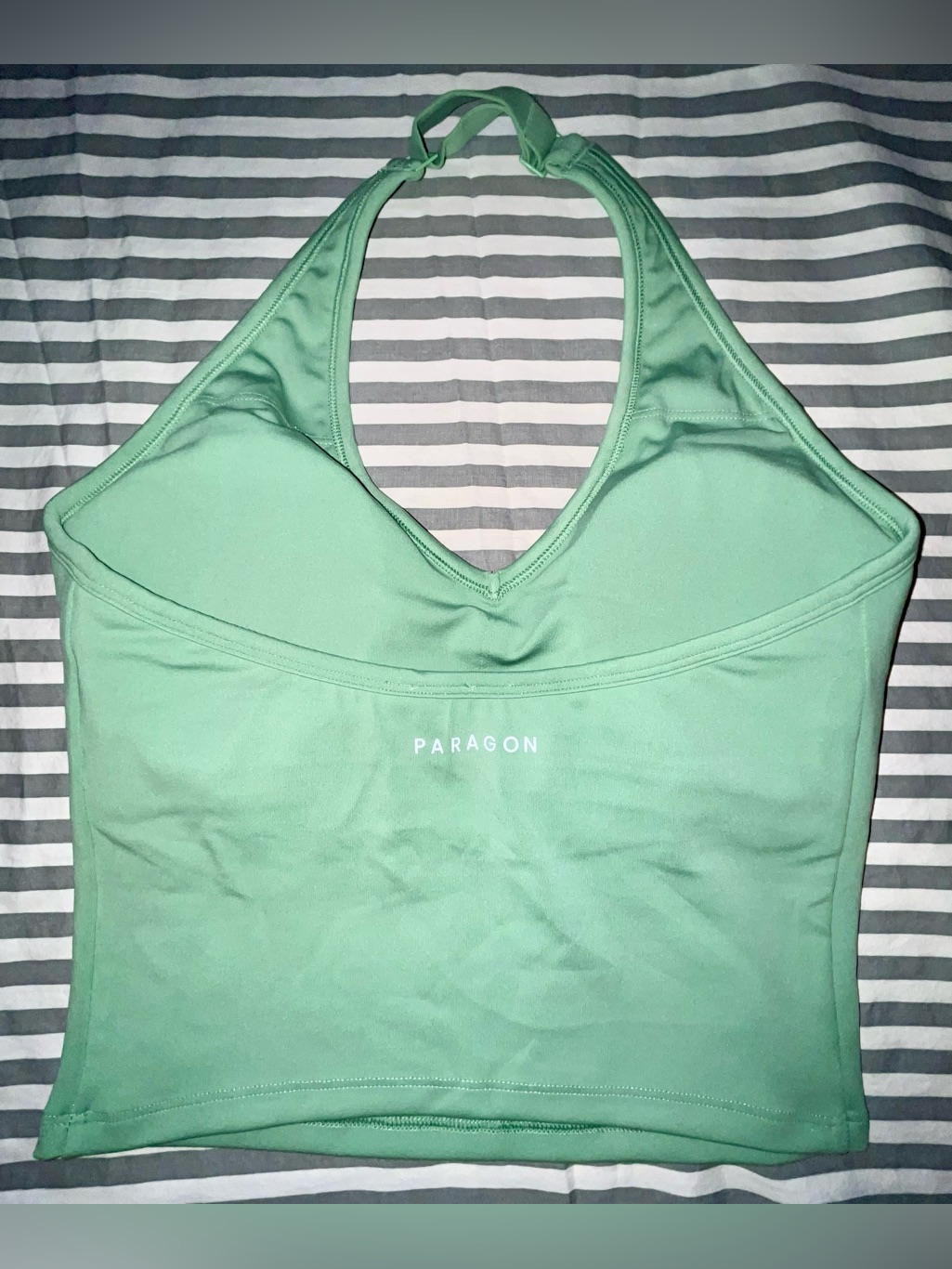 Paragon Fitwear Reluna Max Out Bra + Ace Mid-Rise Mini Skort In Matcha Sz M — image 3 of 8